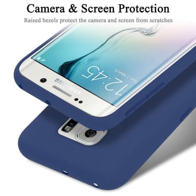 Samsung Galaxy S6 EDGE PLUS Cover Etui Case (Blå)