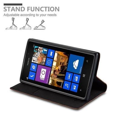 Nokia Lumia 925 Cover Etui Case (Brun)