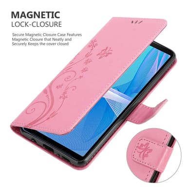Sony Xperia 10 III Pungetui Cover Case (Lyserød)