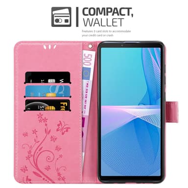 Sony Xperia 10 III Pungetui Cover Case (Lyserød)
