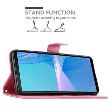 Sony Xperia 10 III Pungetui Cover Case (Lyserød)