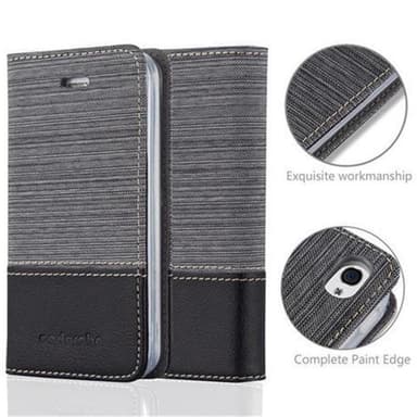 iPhone 4 / 4S Pungetui Cover Case (Grå)