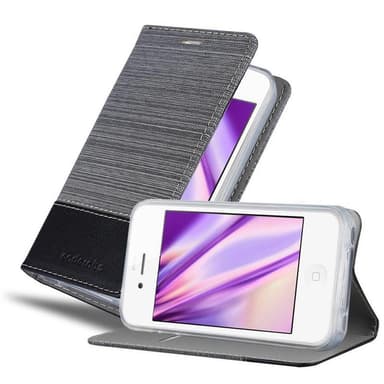 iPhone 4 / 4S Pungetui Cover Case (Grå)
