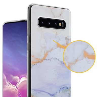 Samsung Galaxy S10 4G Pungetui Cover Case (Hvid)