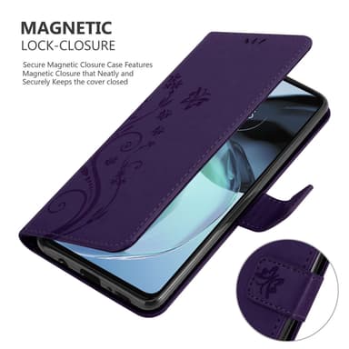 Motorola MOTO G72 Pungetui Cover Case (Lilla)