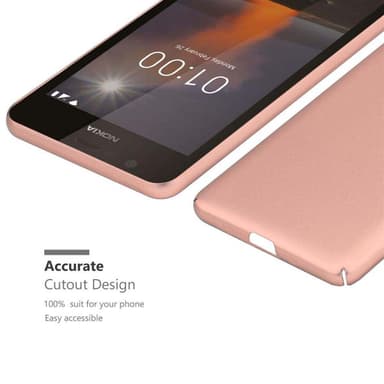 Nokia 1 2018 Cover Etui Case (Lyserød)