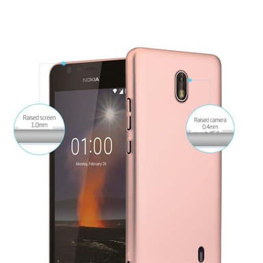Nokia 1 2018 Cover Etui Case (Lyserød)