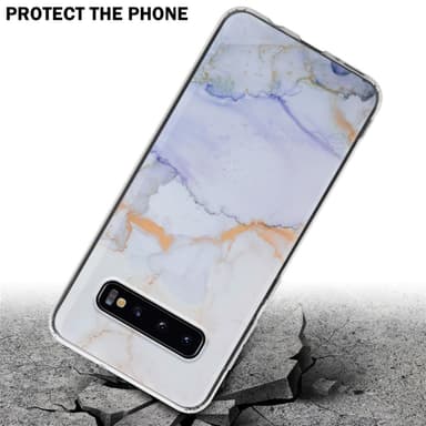 Samsung Galaxy S10 4G Pungetui Cover Case (Hvid)