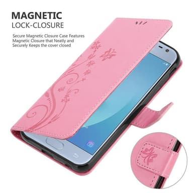 Samsung Galaxy J3 2017 Pungetui Cover Case (Lyserød)