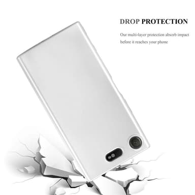 Sony Xperia XZ1 COMPACT Cover Etui Case (Sølv)