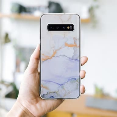 Samsung Galaxy S10 4G Pungetui Cover Case (Hvid)