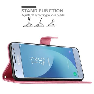 Samsung Galaxy J3 2017 Pungetui Cover Case (Lyserød)