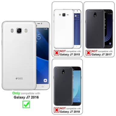 Samsung Galaxy J7 2016 Etui Case Cover (Lyserød)