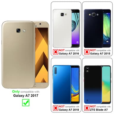 Samsung Galaxy A7 2017 Pungetui Cover Case (Grå)