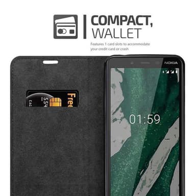 Nokia 1 PLUS Cover Etui Case (Brun)