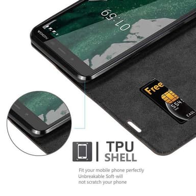 Nokia 1 PLUS Cover Etui Case (Brun)