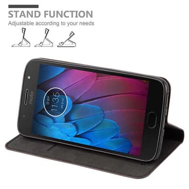 Motorola MOTO G5S Cover Etui Case (Brun)