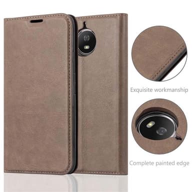 Motorola MOTO G5S Cover Etui Case (Brun)