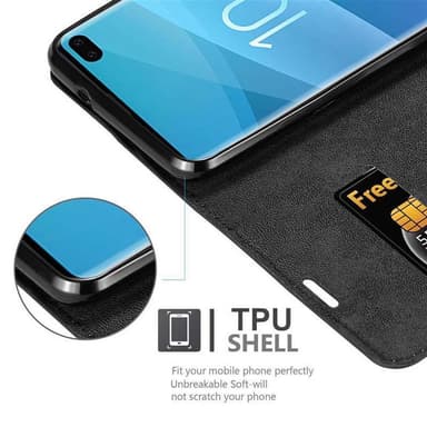 Samsung Galaxy S10 PLUS Cover Etui Case (Sort)