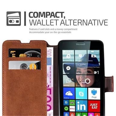 Nokia Lumia 640 Pungetui Cover Case (Brun)