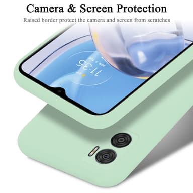 Motorola MOTO E22 / E22i Cover Etui Case (Grøn)