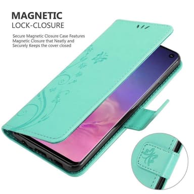 Samsung Galaxy S10 4G Pungetui Cover Case (Turkis)