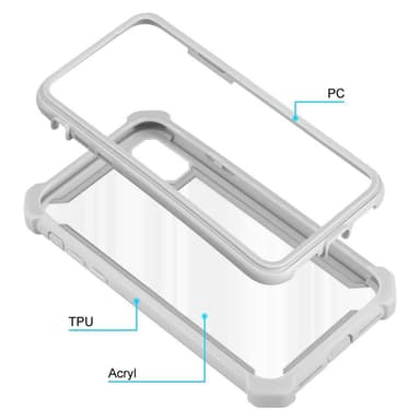 iPhone XS MAX Etui Case Cover (Grå)