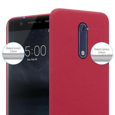 Nokia 5 2017 Cover Etui Case (Rød)