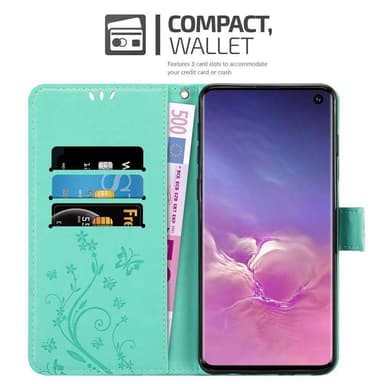 Samsung Galaxy S10 4G Pungetui Cover Case (Turkis)