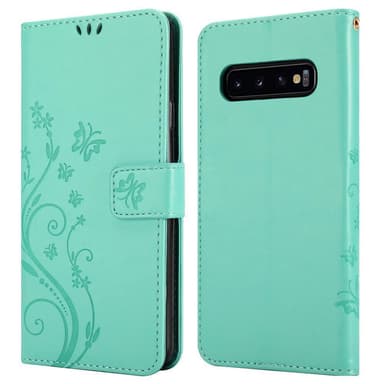 Samsung Galaxy S10 4G Pungetui Cover Case (Turkis)