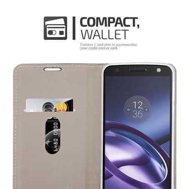 Motorola MOTO Z Pungetui Cover Case (Blå)