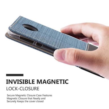 Motorola MOTO Z Pungetui Cover Case (Blå)