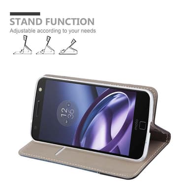 Motorola MOTO Z Pungetui Cover Case (Blå)