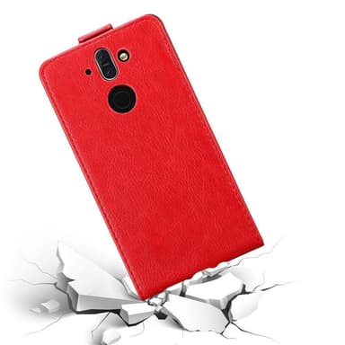 Nokia 8 Sirocco Pungetui Flip Cover (Rød)