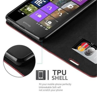 Nokia Lumia 540 Cover Etui Case (Rød)