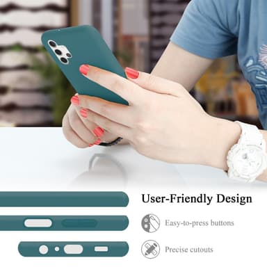 Samsung Galaxy A32 5G Cover Etui Case (Grøn)