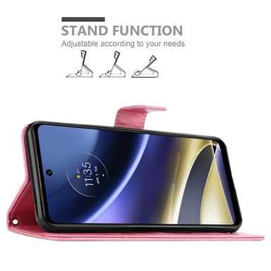 Motorola MOTO G51 5G Pungetui Cover Case (Lyserød)