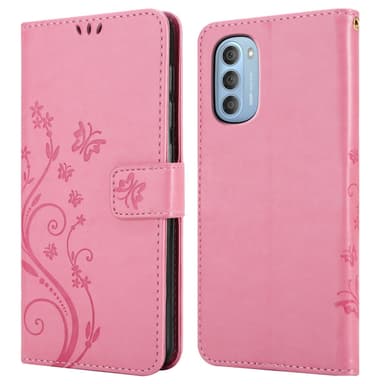 Motorola MOTO G51 5G Pungetui Cover Case (Lyserød)