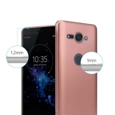 Sony Xperia XZ2 COMPACT Cover Etui Case (Lyserød)
