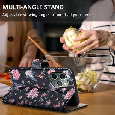 iPhone 11 PRO Pungetui Cover Case (Sort)