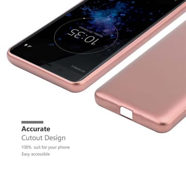Sony Xperia XZ2 COMPACT Cover Etui Case (Lyserød)