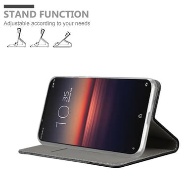 Sony Xperia 1 II Pungetui Cover Case (Grå)