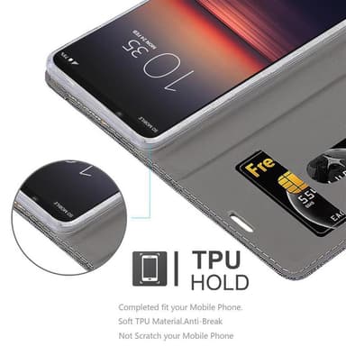 Sony Xperia 1 II Pungetui Cover Case (Grå)