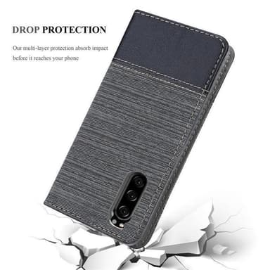 Sony Xperia 1 II Pungetui Cover Case (Grå)