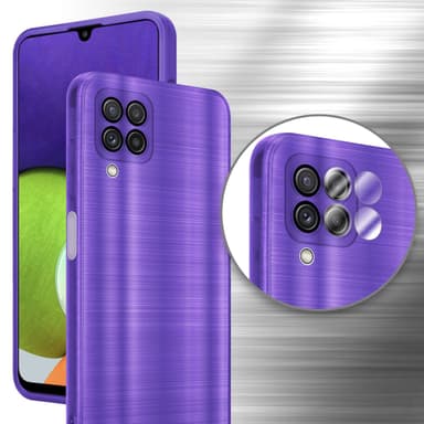 Cover Samsung Galaxy A22 4G Etui Case (Lilla)
