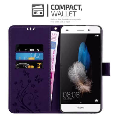 Huawei P8 LITE 2015 Pungetui Cover Case (Lilla)