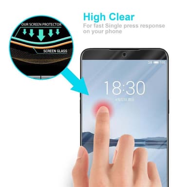 MEIZU 15 Skærmbeskytter Beskyttelsesglas