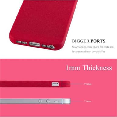 Cover iPhone 5 / 5S / SE 2016 Etui Case (Rød)