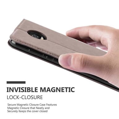 Motorola MOTO Z2 PLAY / Z2 FORCE Cover Etui Case (Brun)