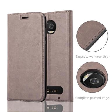 Motorola MOTO Z2 PLAY / Z2 FORCE Cover Etui Case (Brun)